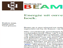 Tablet Screenshot of beam-up.nl